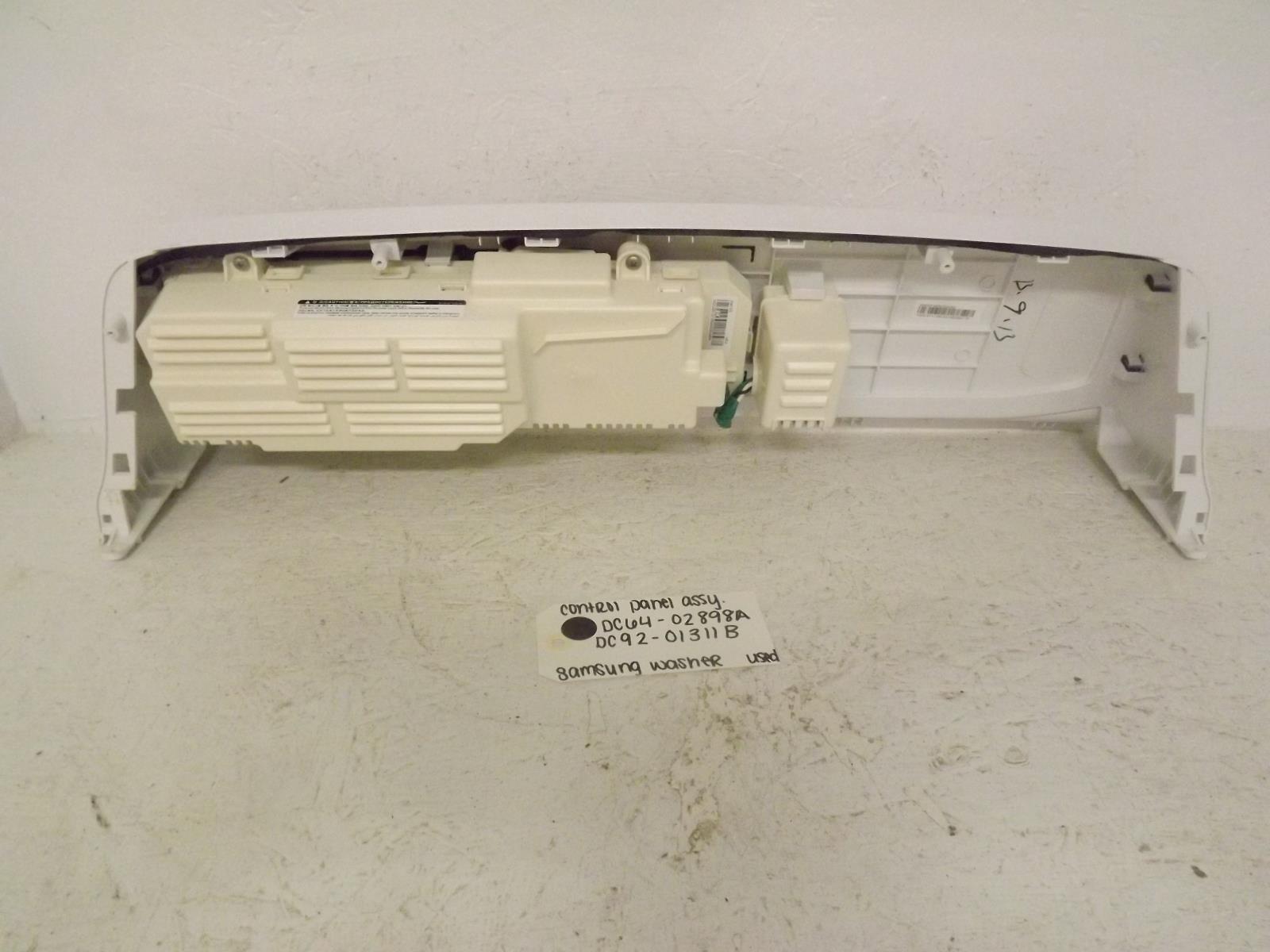 Samsung Washer DC64-02898A DC97-01311B Control Panel Assembly Used Samsung Washer DC64-02898A DC97-01311B Control Panel Assembly Used